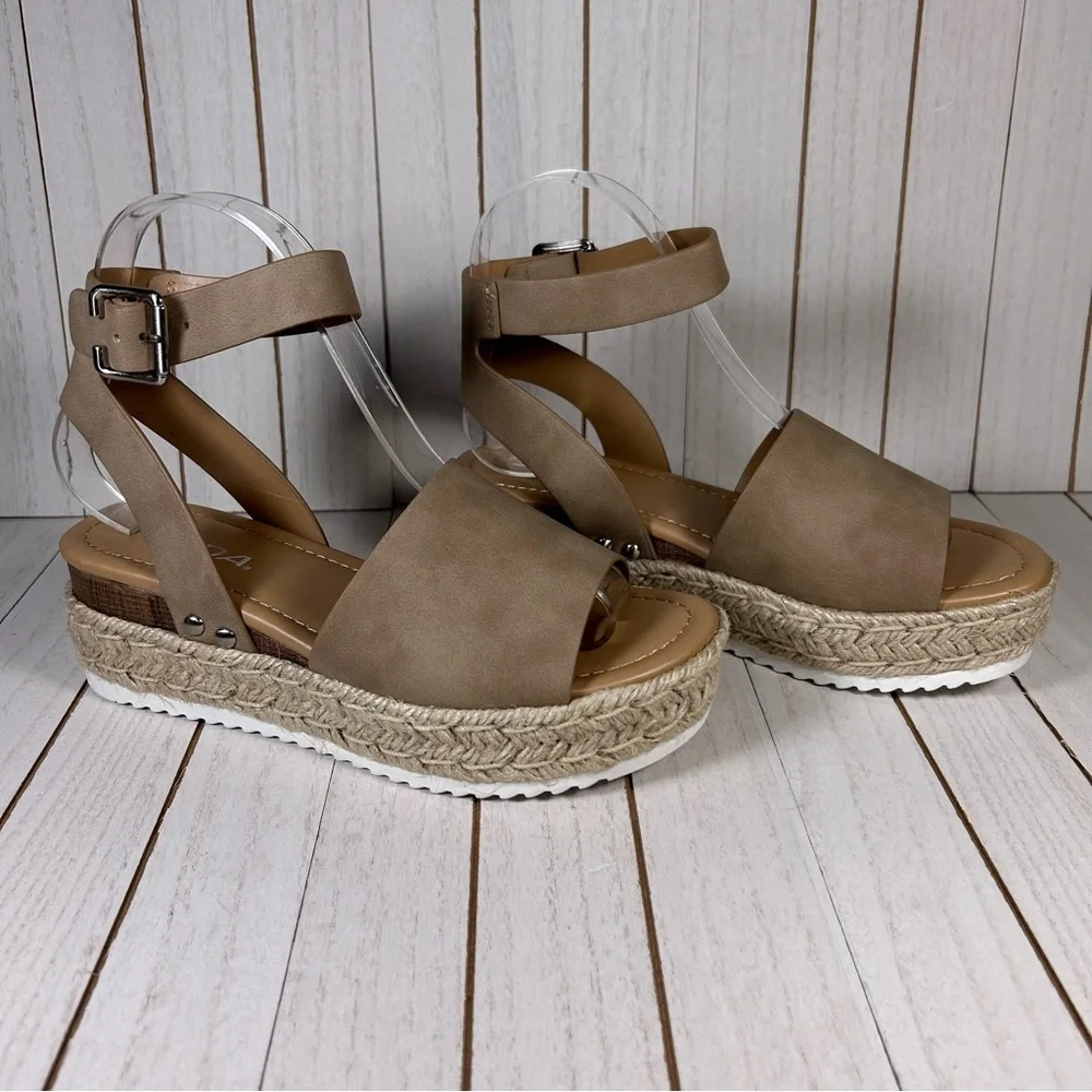 WOMEN'S ANKLE STRAP WEDGES (TOPIC-S)